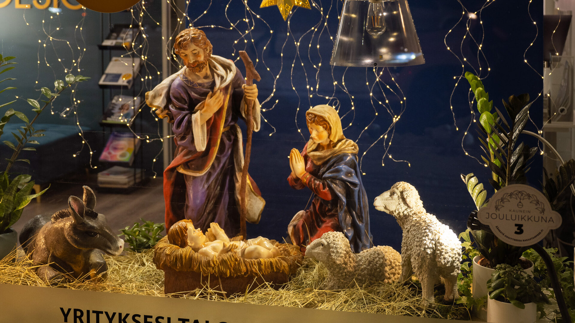 Kaleva osallistuu Kaunein jouluikkuna -kilpailuun!